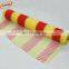 100% HDPE knitting yellow safety warning net/safety warning cloth fabric