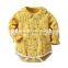 Woven cotton floral pattern printing baby girls Romper jumpsuit  for wholesale price