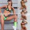 Bikinis 2019 Women Push Up Bikini Retro Print Swimwear Biquini Summer Thong Swimwear Micro Trikini 10colors