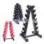 2021 Vivanstar ST1822 Hex Dumbbell Set With Rack Household Fitness Equipment Adjustable Dumbbell Rack