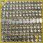 Clear hot fix rhinestone trimming mesh hotfix diamante crystal sheets FRM-200