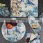 Wine bottle shaped Glass cheese board