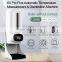 Body temperature measuring sensor automatic alcohol gel liquid hand sanitizer dispenser termometro y dispensador automatico gel