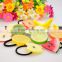 New Fashion Top Quality 5pcs Cute Girl Baby Kids Elastic Hair Tie Rope Rubber and Clip Hair Bands