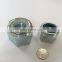 Astm standard DIN985 DIN982 hex nylock insert lock nut stainless steel hex nut with nylon insert