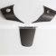 3pcs Frosting Matte Finish Carbon Fiber for Tesla Model 3 Steering Wheel Patch Decoration Interior Modified Model Y Accessories