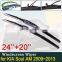 for KIA Soul AM 2009~2013 2010 2011 2012 Car Wiper Blade Front Windscreen Windshield Wipers Blades Car Accessories Stickers