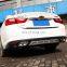 for 2016 2017 2018 2019 Malibu body kit accessories Front Bumper Lip Body Spoiler Splitter diffuser