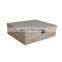 Natural eco-friendly simple useful style wood tea storage box packaging with clear lid