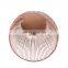 Table Decorative Rose Gold Wire Basket Round Fruit Organizer Gift Metal Mesh Storage Basket