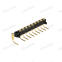Dnenlink 2.54mm pitch Single Row H2.5mm Plane contact  Right Angle Female Header DIP type PogoPin  header