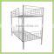 high weight capacity double adult steel bed used for military school refugee cheap bunk beds for sale