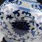 Chinese style home decorative blue and white ceramic porcelain vase