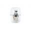 Modern Nordic Colored  Painting  White Porcelain Home Terrace Decoration Ceramic Vases For Flower