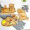Sample Avaliable Wholesale Natural Bamboo Suction Plate Baby and Toddler Feeding Plate