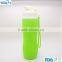 2015 Newest 750ml Silicoen Bottle Collapsible Watter Bottle Silicone Foldable Watter Bottle