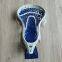Lacrosse Head With Blue Mesh and String Kit for Men's Lacrosse Sticks