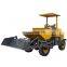 Small concrete 2ton mini site dumper 4x4 with self loading bucket
