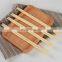 Free Custom printed twin tensoge 21cm 23cm 24cm novel twins naked bamboo chopstick disposable