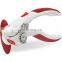 Manual Can Opener with Lid Lifter Magnet, Red