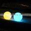 Elegant Spinner white or RGB color changing LED emitting light Solar hanging decorative Acrylic Sphere Ball lights for outdoor