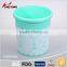 flower design plastic trash bin for office/kitchen
