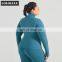 Factory Supply Thumb Holes Yoga Jacket Women Plus Size Gym Long Sleeve Zipper Sportswear