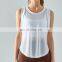 Quick Dry Lightweight Breathable Sleeveless Mesh Workout Blouse Shirt Fitness Gym Casual Sports Wear Tank Top For Women