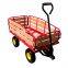 TC1802 Garden Cart Utility Wagon Trolley Hand Truck Cart with Wooden Railing