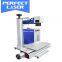 Electric Motorized Precision fiber laser marking engraver printing pet tag engraving machine