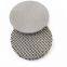 High Precision 304 Stainless Steel Sintering Woven Mesh Filter Disc for Industrial Filtration