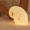 Neu eingetroffen! Kreatives, niedliches Enten-Tischlampe. LED-Lampe, aufladbar, Nachttisch-Touchlampe, dimmbar, Tierlicht, Silikon-Enten-Nachttischlampe