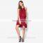 OEM supply women dress 2016 new arrival fashionable sexy dress cotton dress D282