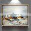 beautiful snow scenery oil painting on canvas new design swamp