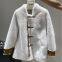 European Station's new autumn and winter fur one-piece Chinese-style button-down mink coat for women