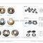 10'' 12'' Electric brake Mechnical brake hydraulic brake assembly