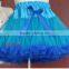 wholesale 2016 christmas girls basic tutus with bow,popular tulle tutus for kids,plain kelly green pettiskirts child