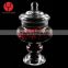 airtight glass bell jar with screw top lid