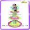 hot sale supermarket and promotion cardboard cupcake christmas mountain tree stand