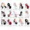 Hot Selling Spring Pointed Toe Gold Lady High Heel Shoes Patent Leather Versa Shoes Women Dress Pumps