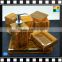 Wooden color acrylic bathroom set of 6 PCS bathroom accessories for hotel/home