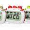 Promotional Smiling Table Christmas Countdown Clock Functions of Clock/Countdown/up with Magnet / Electronic Items Manufacturer