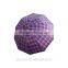 China manufacturer plaid pattern and UV protection umbrella YR3693