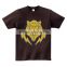 hotfix glitter lightning tiger motif custom design men Tshirt