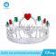 Wholesale Noble Girls Tiara Crown Hair Accessories Elsa and Anna Frozen Crown with Diamond