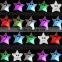 Cute RGB Colorful LED Star Christmas/Valentine/Wedding Decoration Night Light High Brightness
