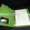 top quality pu fashion 6 rings binder b5 notebook