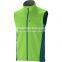 Polyester sport design softshell vest waistcoat for men