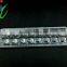 14W transparent plastic LED streetlight lens