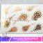 Eco-friendly high quality fashion temporary flash tattoo gold